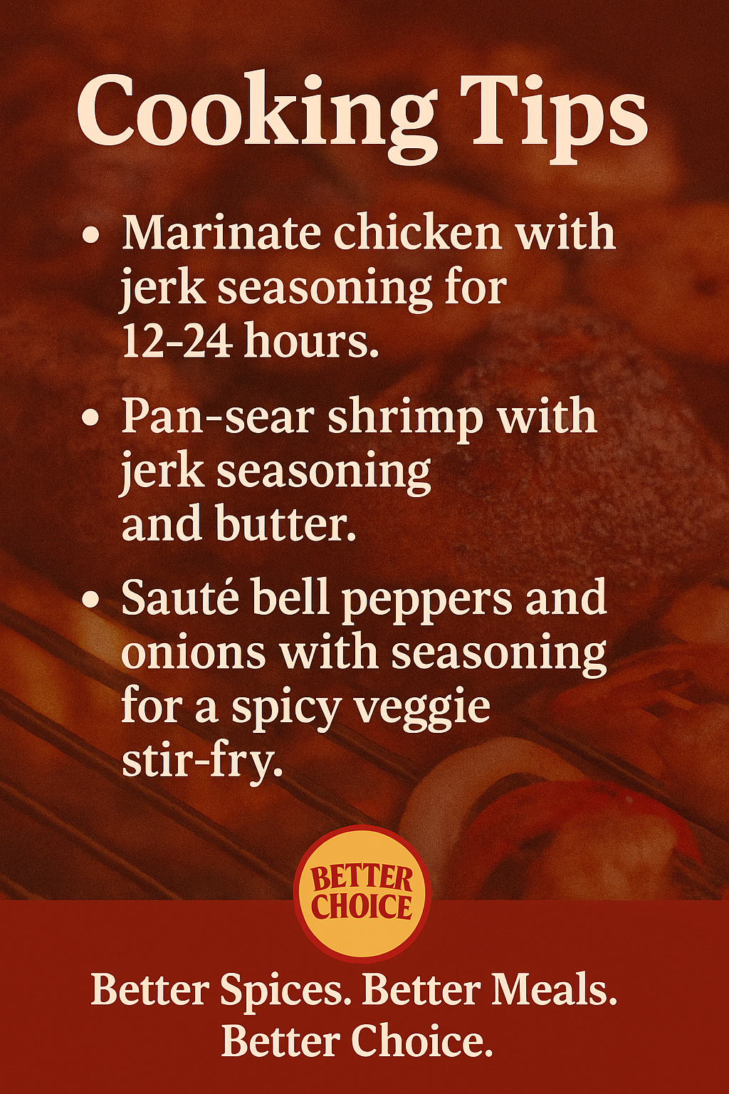 Better Choice Jamaican Jerk Seasoning